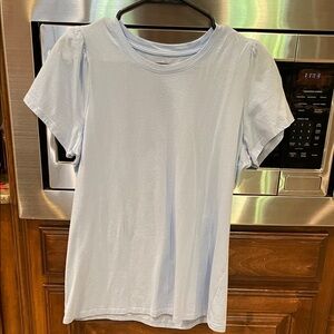 Crown & Ivy Soft Blue Short Sleeve Top